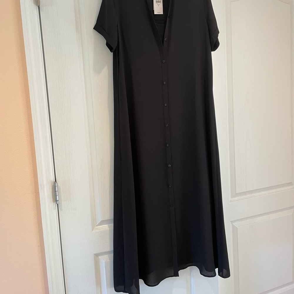 JJill Wearever, size small black dress.  51.5” with 30” slip.